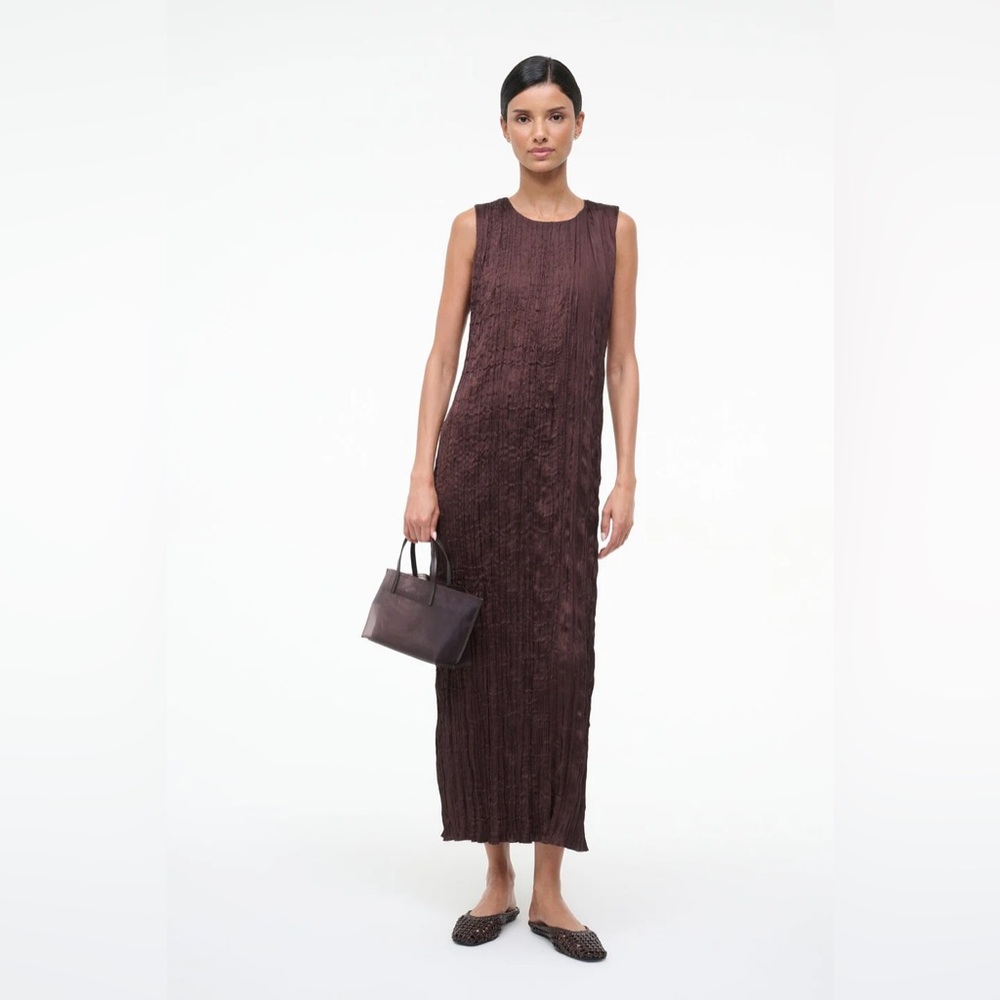 STAUD MIZU DRESS EARTH PLISSE - Picture 14 of 16